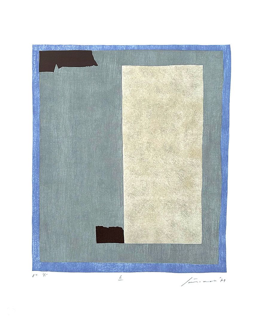 Giuseppe "Bepi" SANTOMASO, “Vento dell’est-6”, 1979 Lithography P.A 3/5, 63x50cm (42,5x36cm)