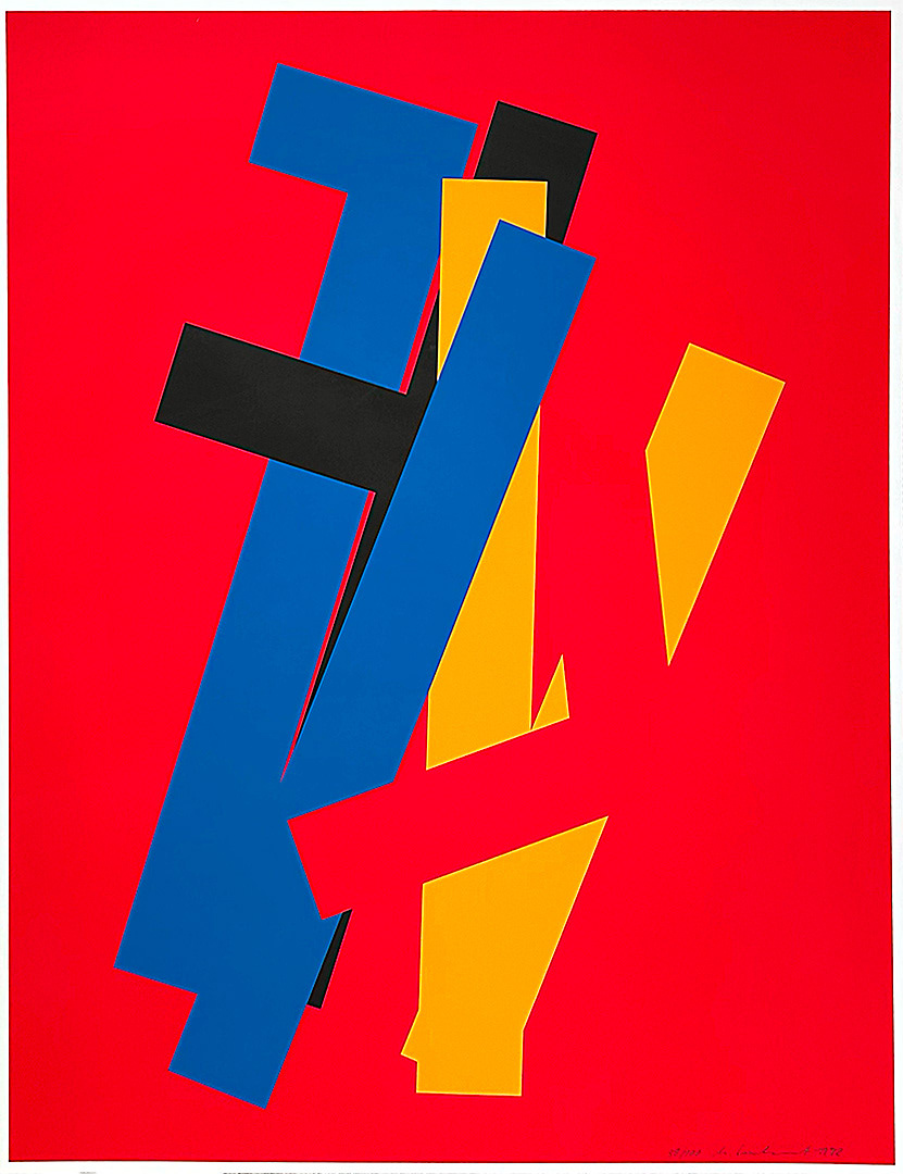 Horst Kuhnert, "Untitled", 1992, Serigraphie 88/100, 90 x 70 cm