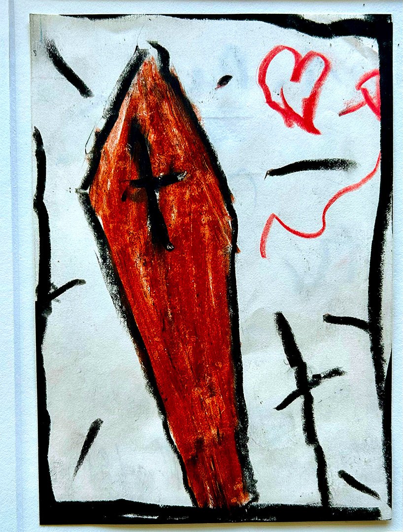 Robert SCHAD, "Nr.-7", 1981, Zeichnung, 17 x 12 cm
