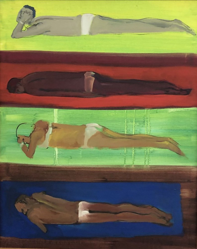 Jacek SROKA, "Nowi Nudysci, 1997, 100x85cm
