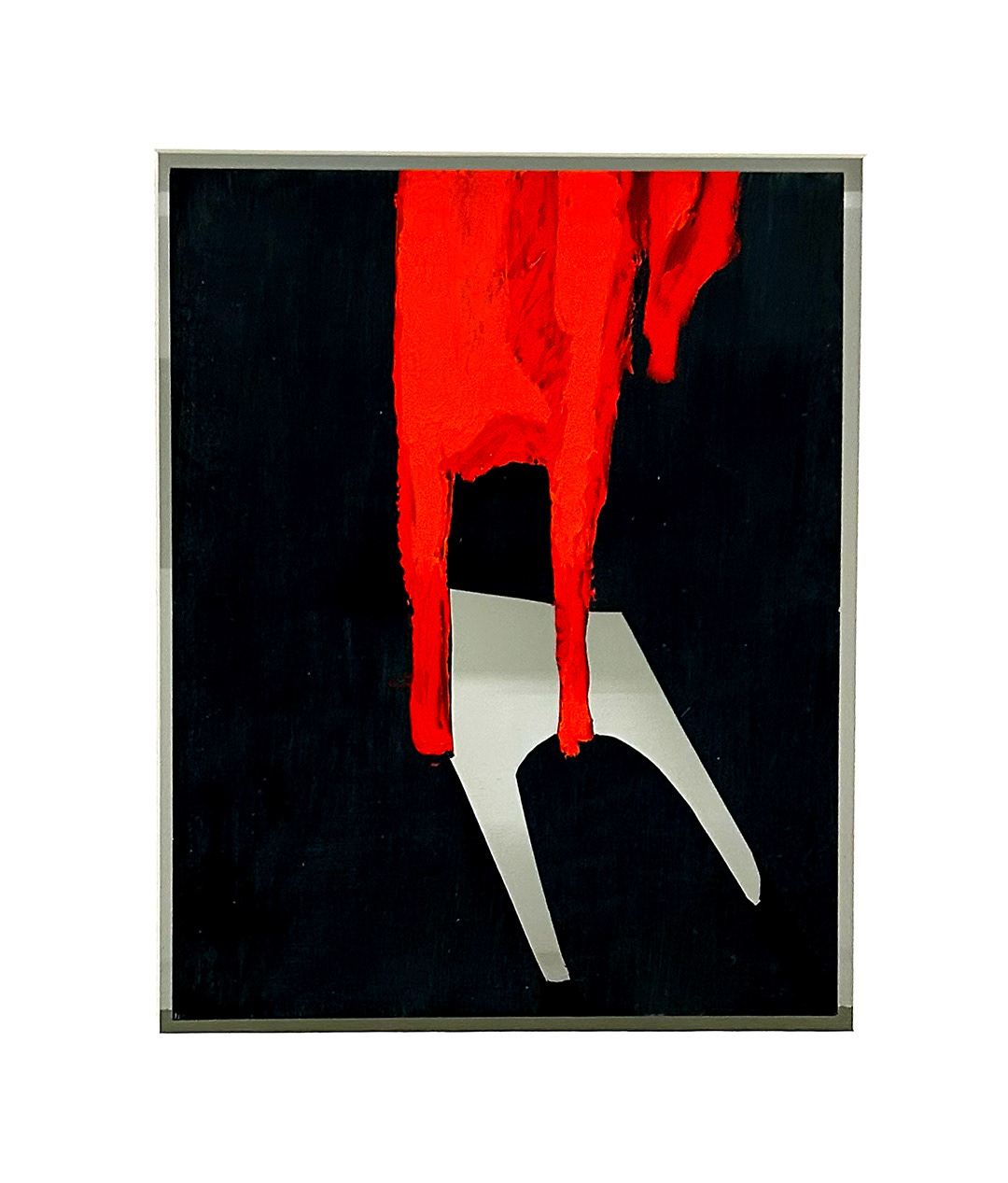 Jan BERDYSZAK, "Dwie Powloki I - Projekt Wyobrazen", Acrylic on paper, 2003, 30 x 24cm