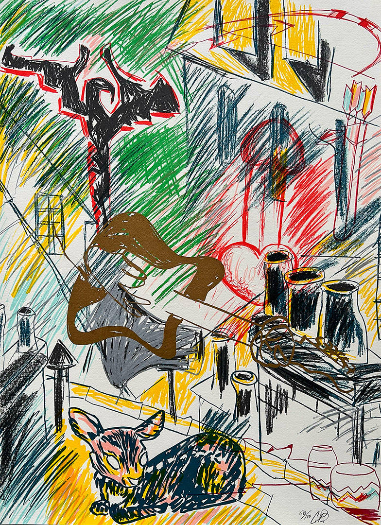 Carlos Pazos, "Chromo-8", 1984, Lithography