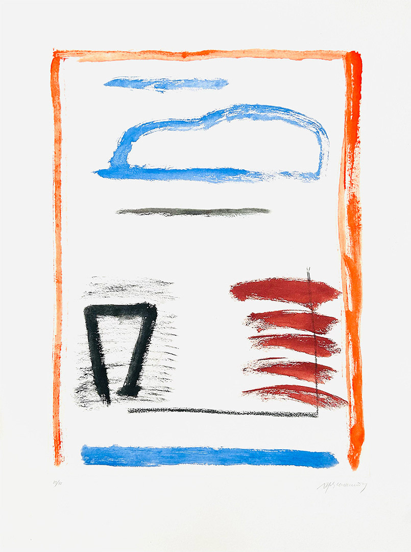 Albert Ràfols-Casamada, "Cami de Primavera 2", 2005, 104 cm x 75 cm, Technique: etching