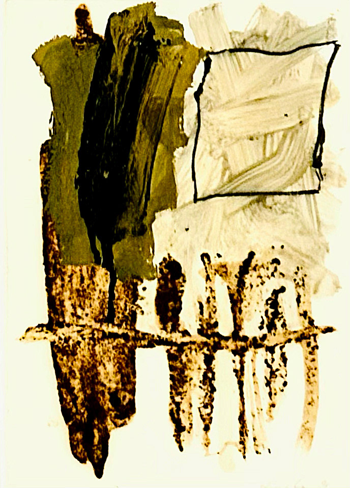 Herbert Maier, "MINOS-Reihe", 1991, Mixed Media on paper, 40 x 30 cm