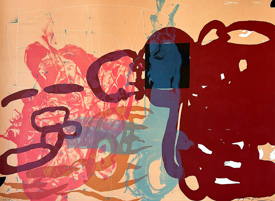 Eduardo Arranz-Bravo, "Casa 10", Lithography 49/75, 56 x 76 cm, 1988