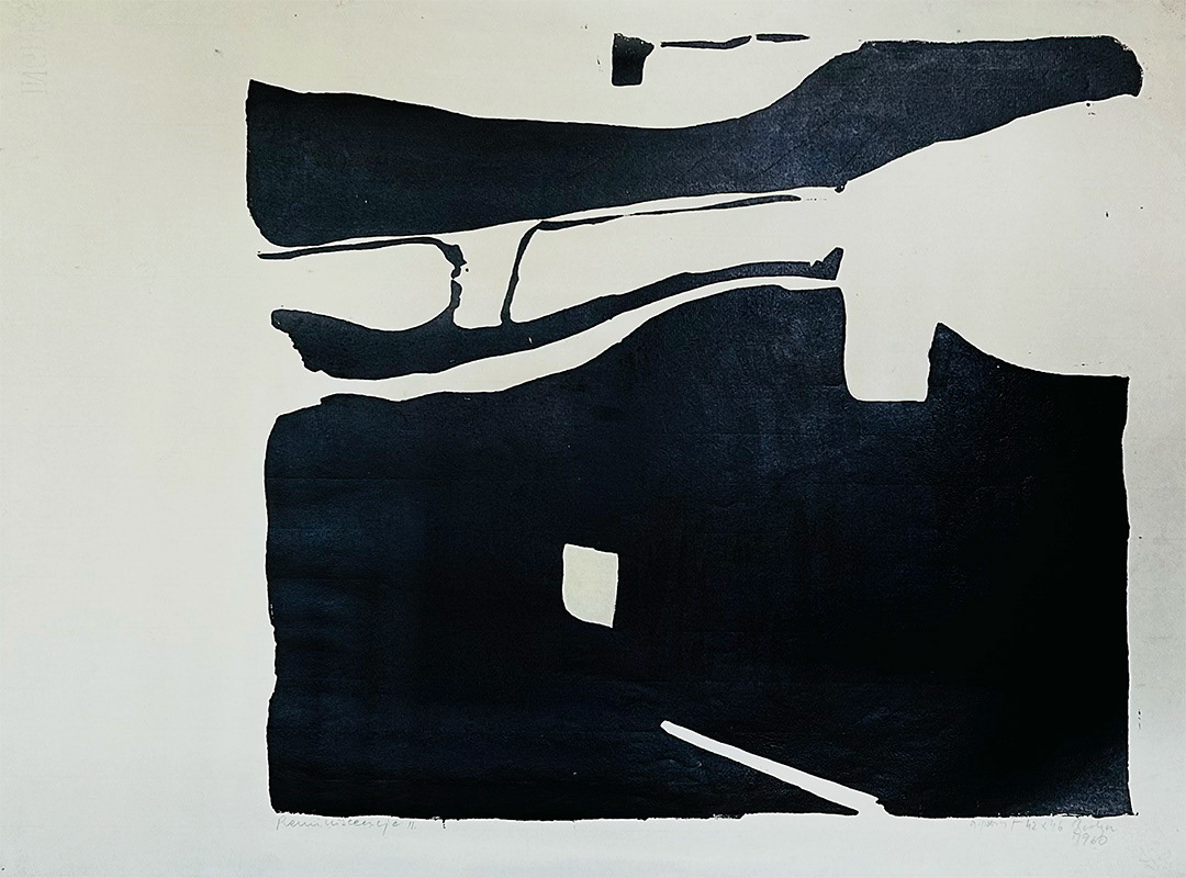 Jan BERDYSZAK, "Reminiscencje II", 1960, Plaster Print, Unikat, 48 x 64cm