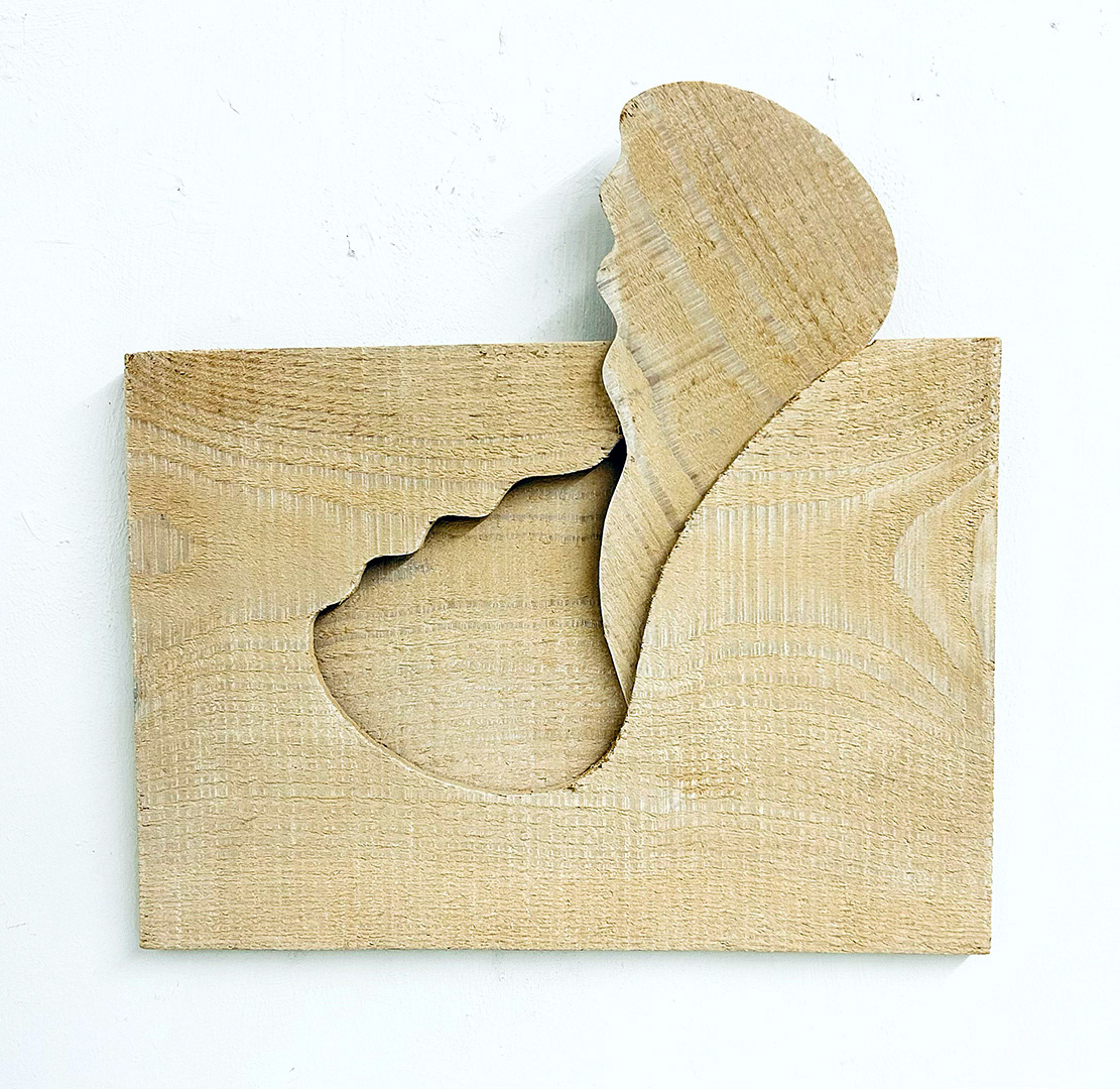 Alfonso HÜPPI, "Untitled", Wooden Relief 3/25, 1970, 33 x 33 x 3,5n cm