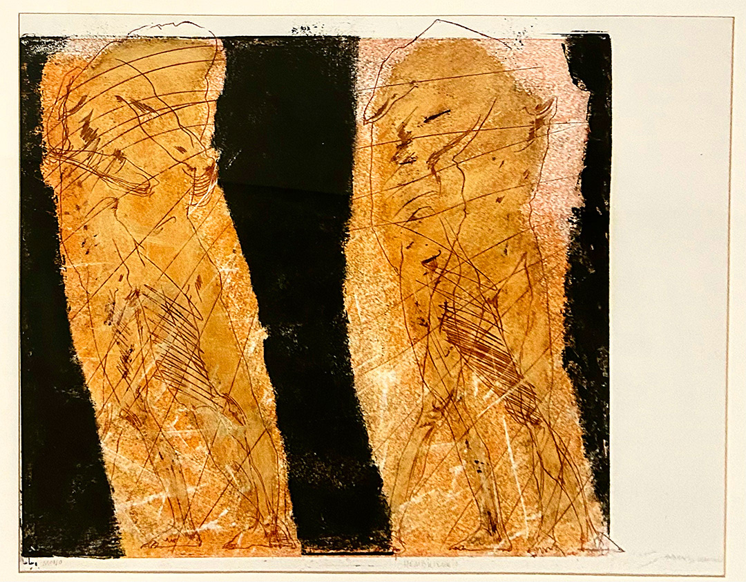 Andrzej Kapusta, "Hembrismo", 1991, Linocut, Unikat, 70 x 90 cm