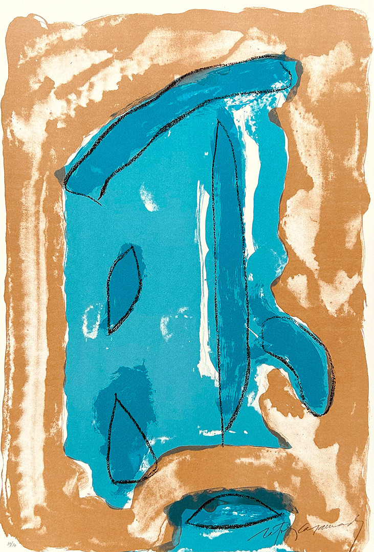 Albert Ràfols-Casamada, "La tardor-5", 1990, 56 x 38 cm, Technique: lithography