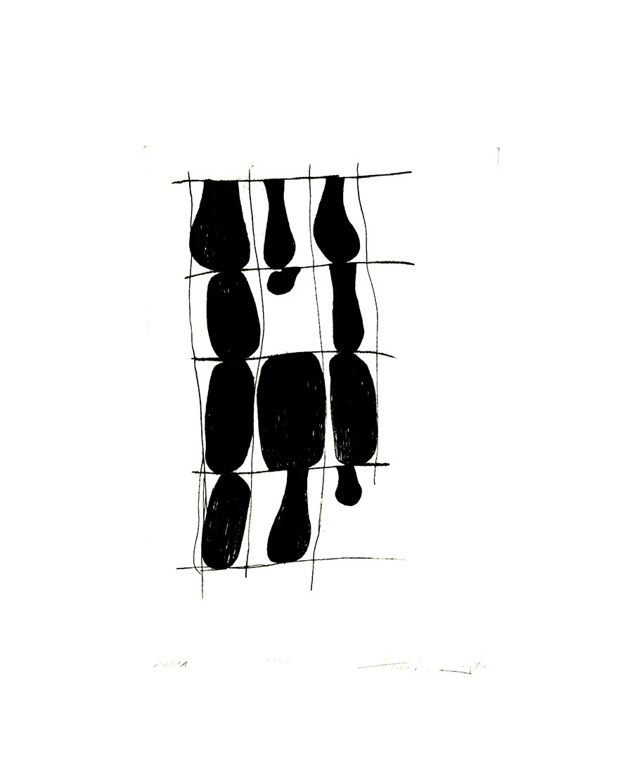 Herbert Maier, "XXIII", 1994, Etching 10/11, 53 x 38 cm
