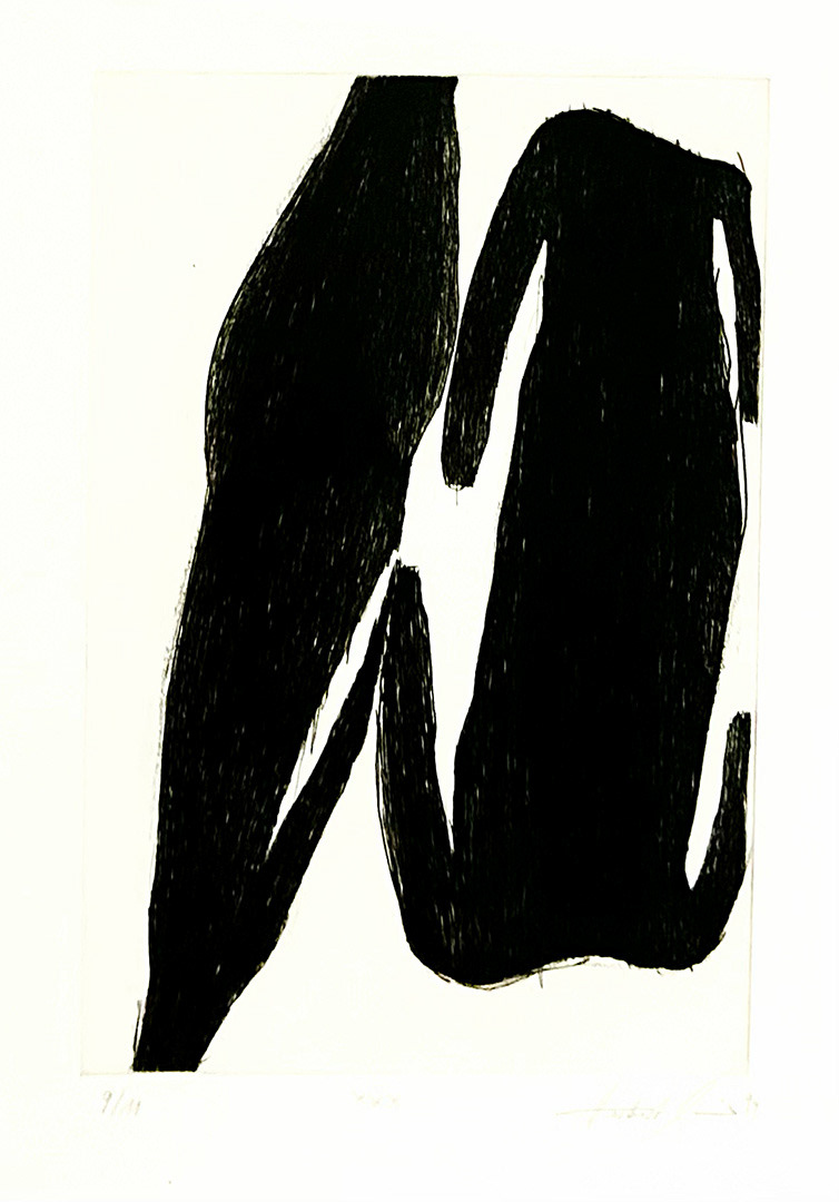 Herbert Maier, "XXX", 1994, Etching 9/11, 53 x 38 cm