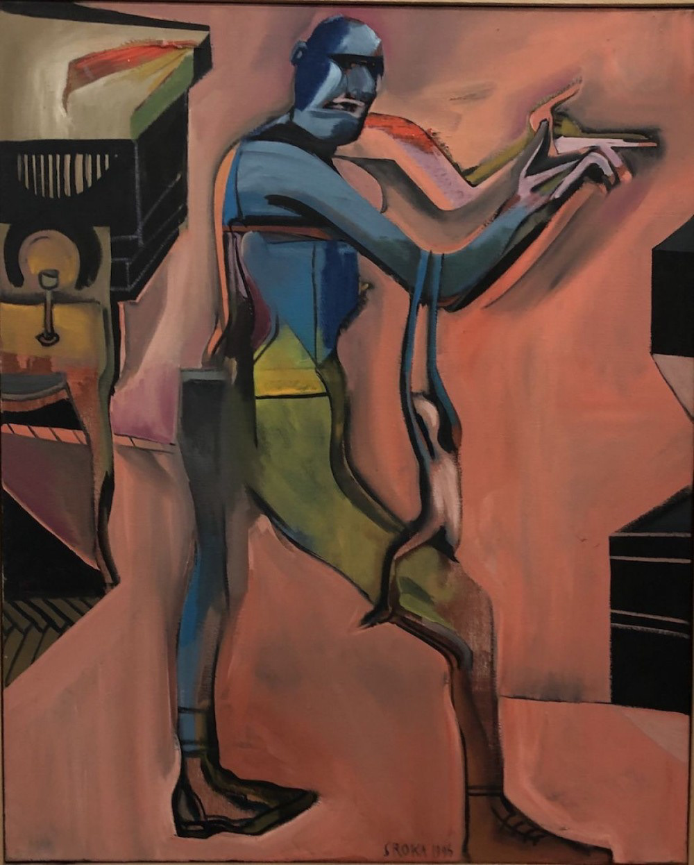 Jacek SROKA, "Maly Maz”, 105x85cm, 1995, Oil on Canvas