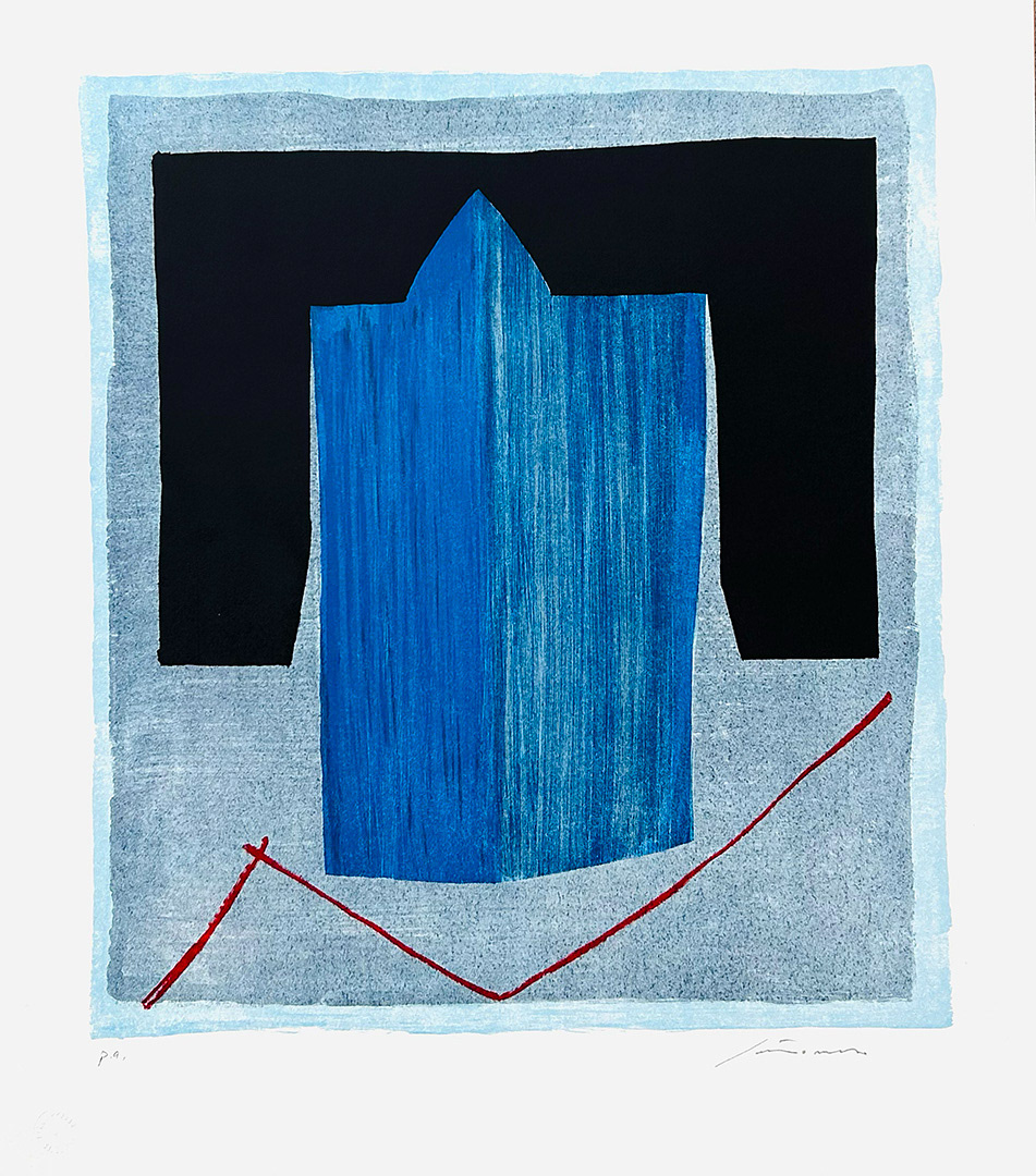 Giuseppe "Bepi" SANTOMASO, "MOZARABICO", Lithography P.A, 1979, 50 x 44 cm