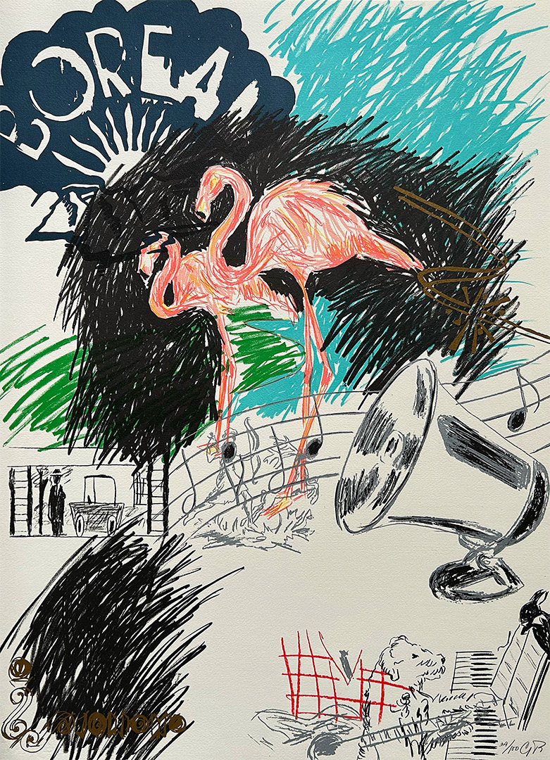 Carlos Pazos, "Chromo-9", 1984, Lithography