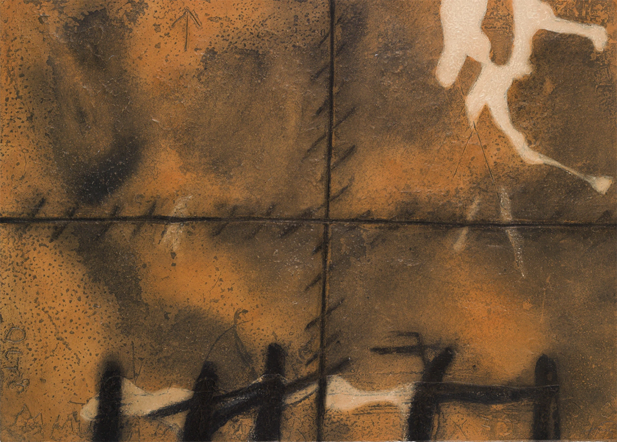 "MATIÈRE", ANTONI TÀPIES, Technique: Engraving on Paper, 89 cm x 64 cm
