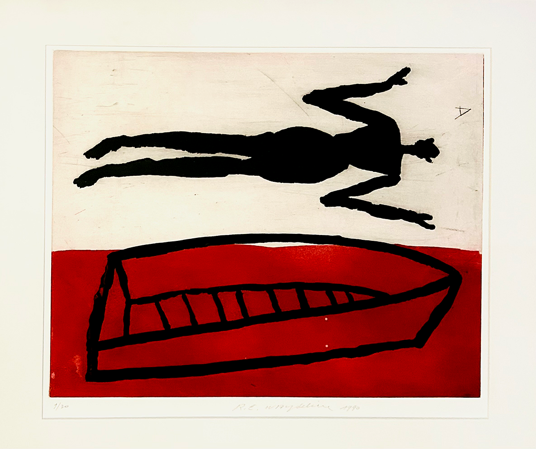 Raymond-Emile WAYDELICH, "Untitled", 1990, Etching 1/30, 57 x 76 cm