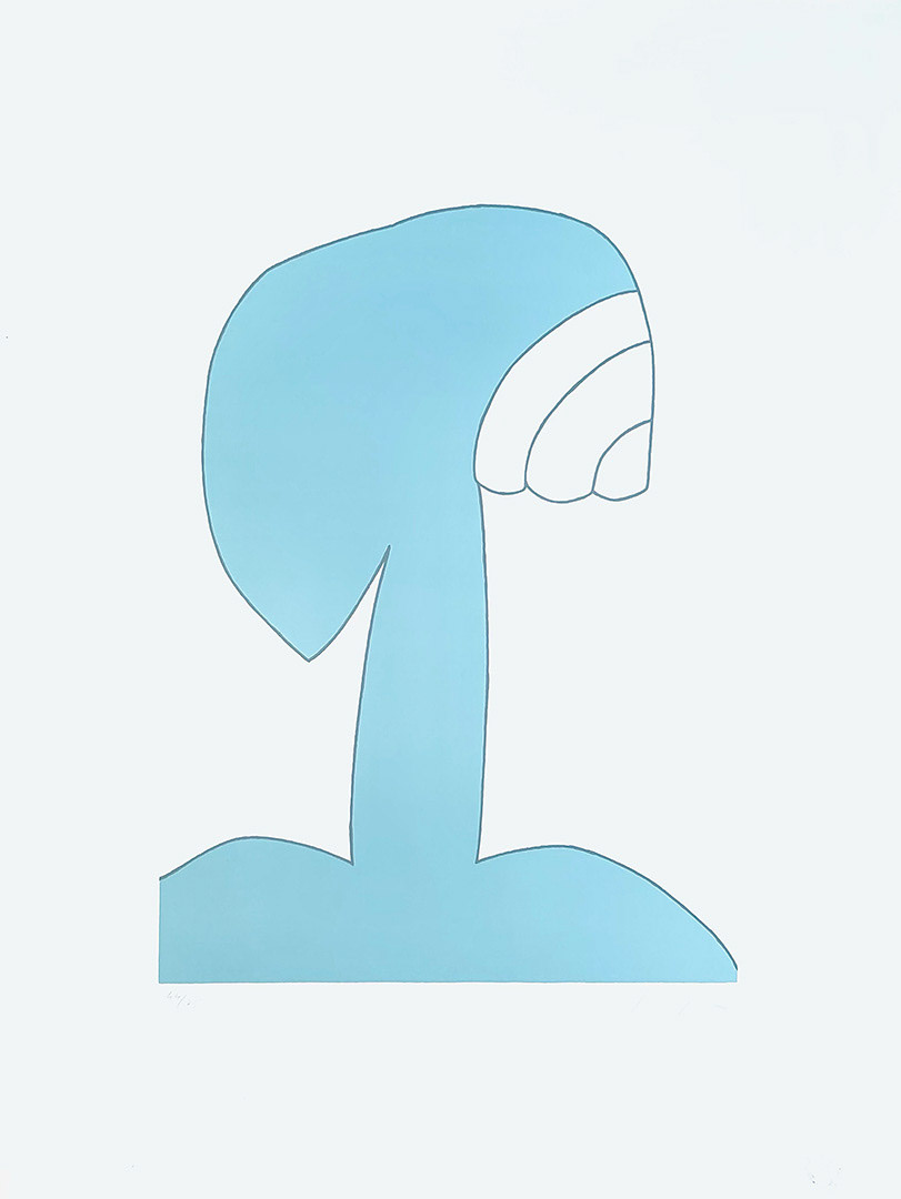 Alfonso HÜPPI, "Serie rosa-türkis", 1967-71, Copies : 75, 65 x 50 cm, Serigraphy