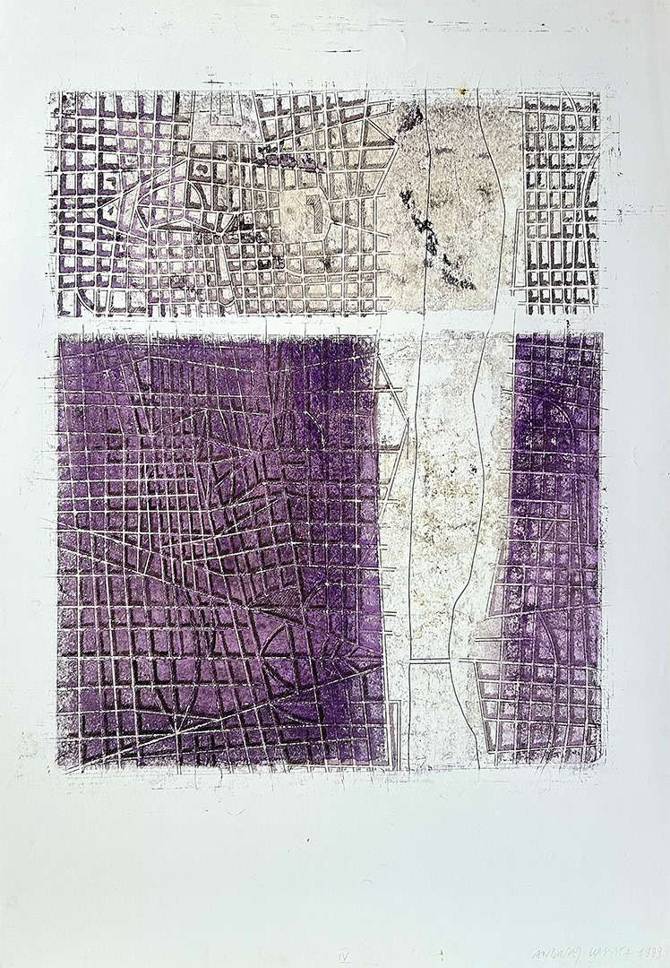 Andrzej Kapusta, "Untitled", 100 x 70 cm, 1999, Unikat, Linocut