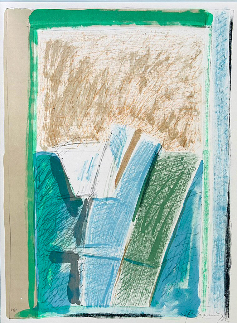 Albert Ràfols-Casamada, "Interiors-8", 1982, 76 x 56 cm, Technique: lithography