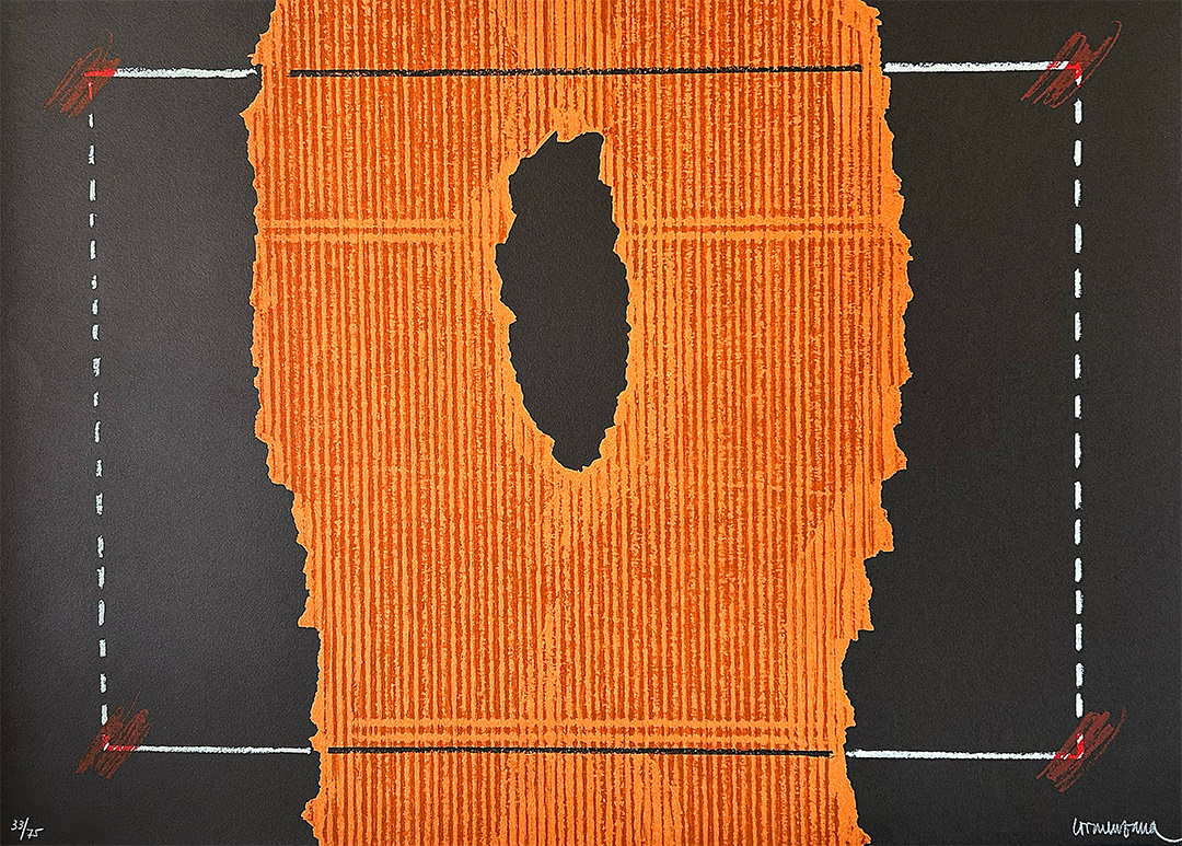 Enric Cormenzana, "Joc a Pel 8", 1978, Lithography, copies : 75, 56 x 76 cm