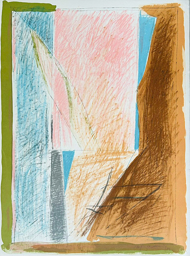 Albert Ràfols-Casamada, "Interiors-10", 1982, 76 x 56 cm, Technique: lithography