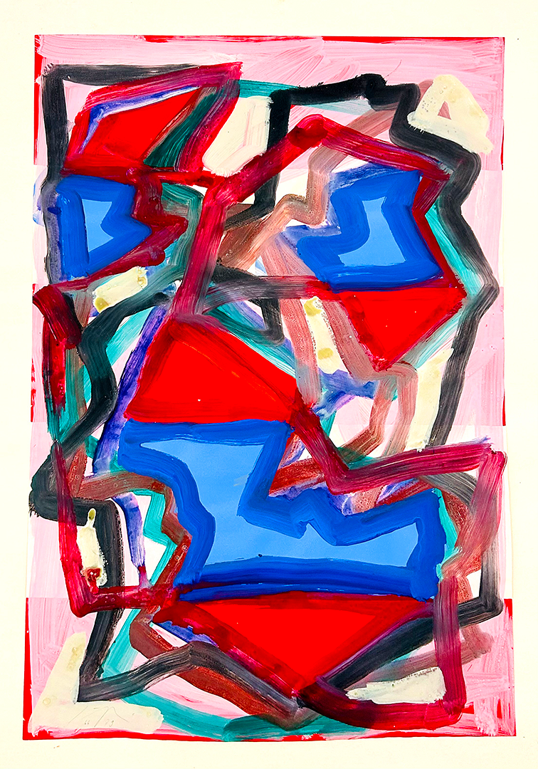 Alfonso HÜPPI, "Untitled", 66-79, Gouache, 86 x 61 cm