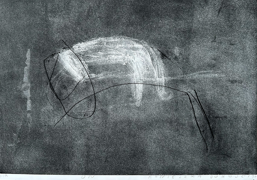 Agnieszka Dobosz, "ON", E.A, Materiał Print, 1996, 70 x 100 cm