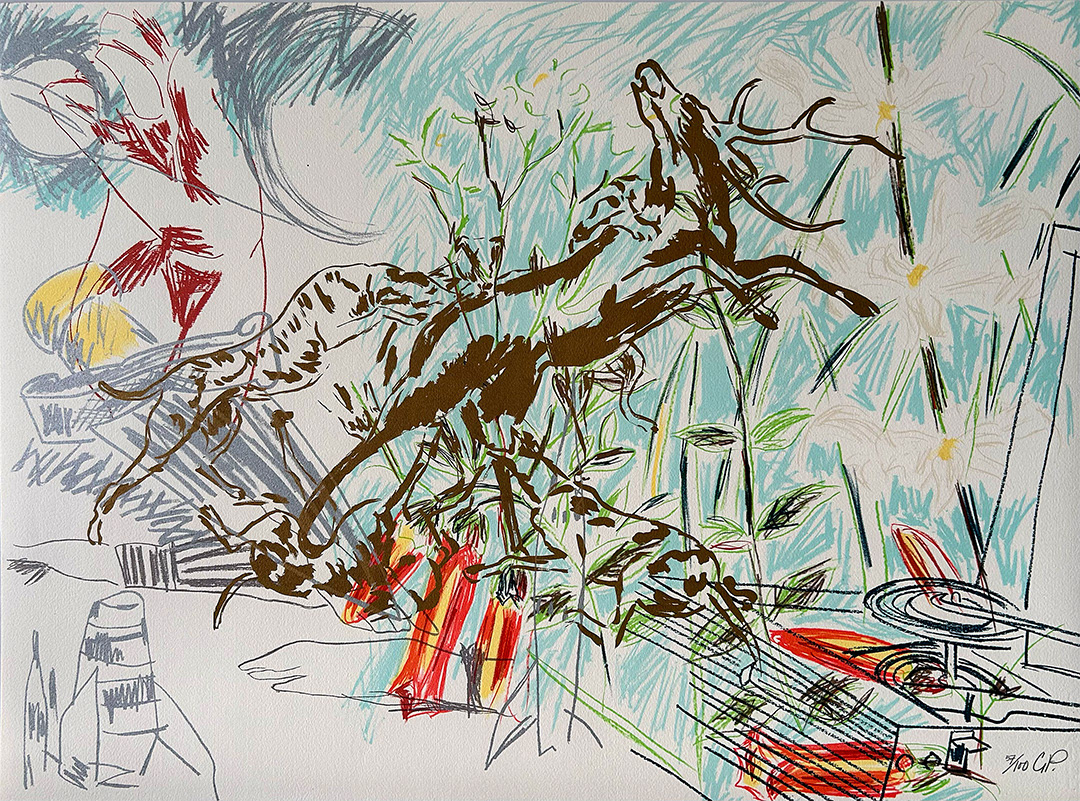Carlos Pazos, "Chromo-5", 1984, Lithography