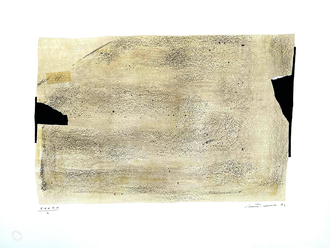 Giuseppe "Bepi" SANTOMASO, "CREDIBILITÀ CHE 3", 1983, 48 x 64 cm, Lithography on paper