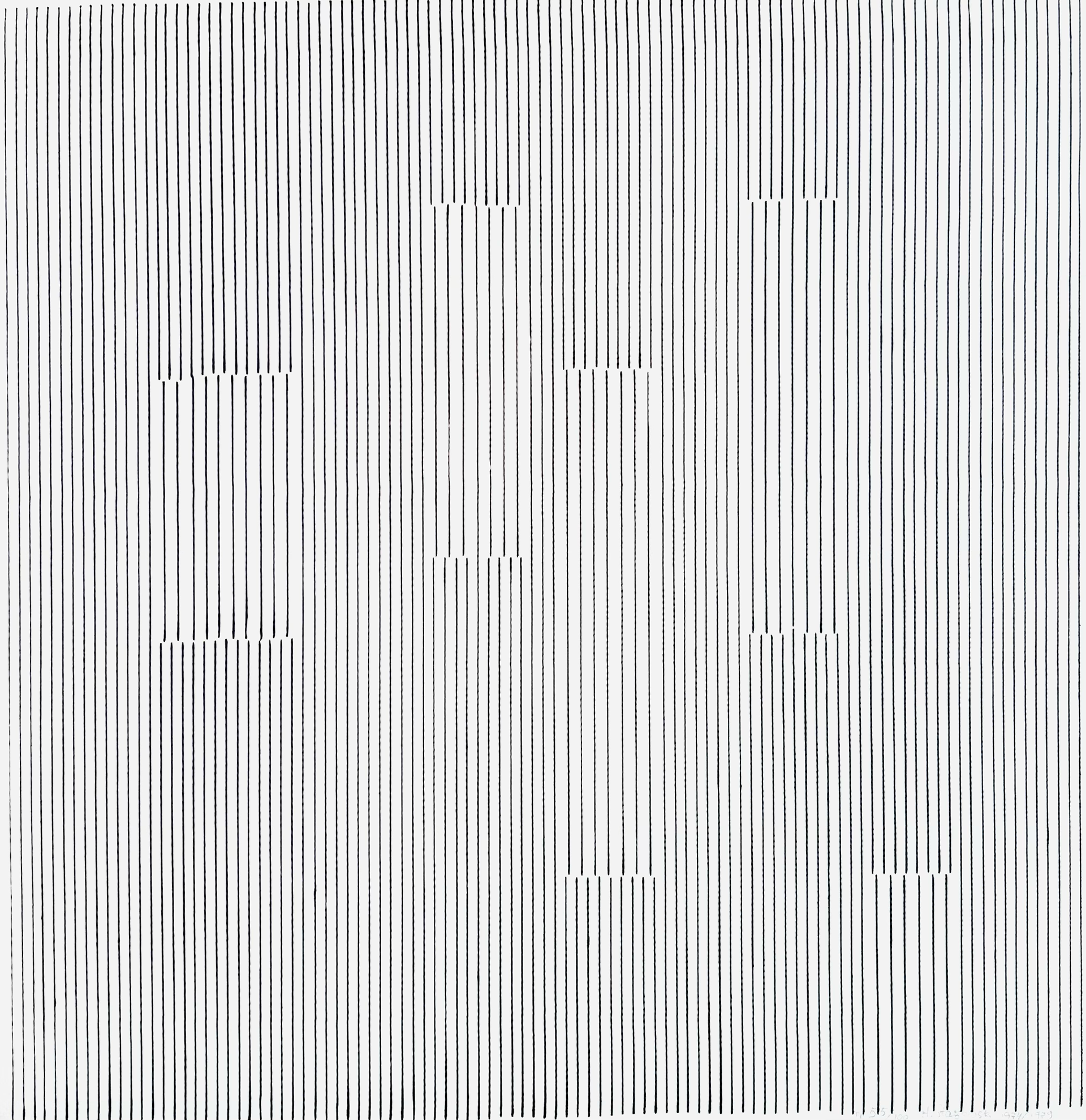 "Untitled", 1974/1979, Serigraphy, 55/100, 60 x 60 cm