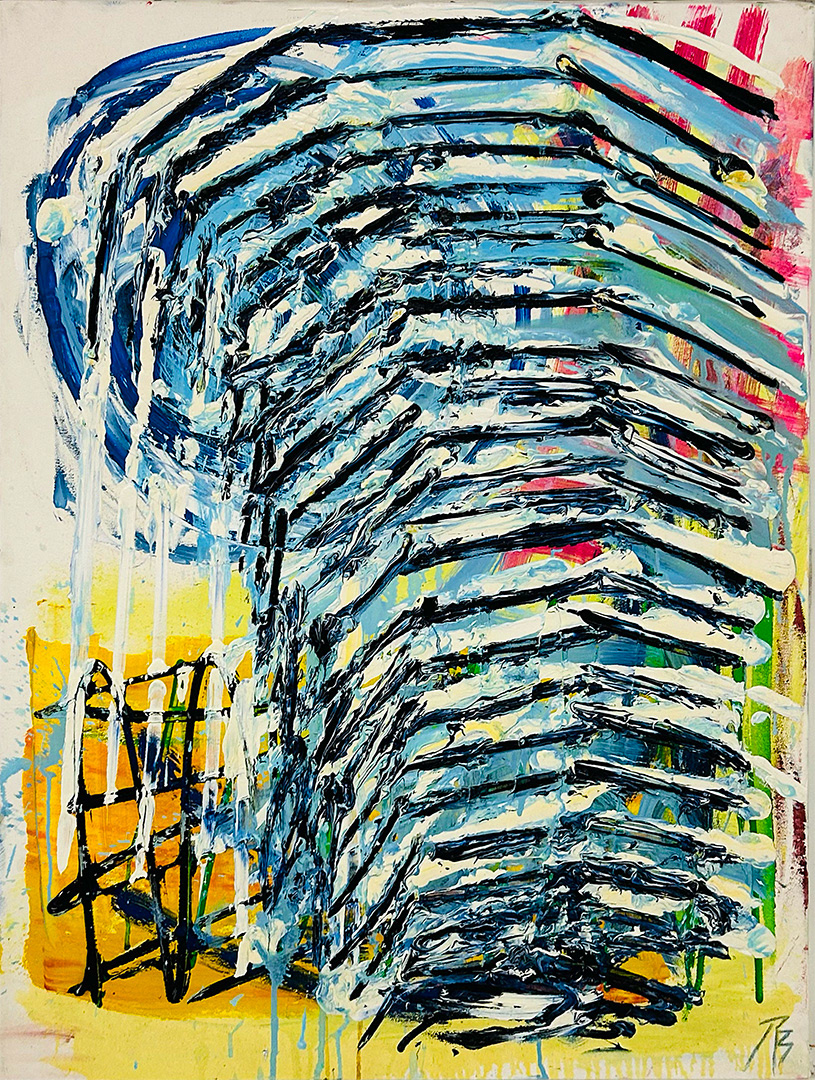 Reinhold Braun, "Reichstags Kuppel III", Oil on canvas, 1999, 80 x 60 cm