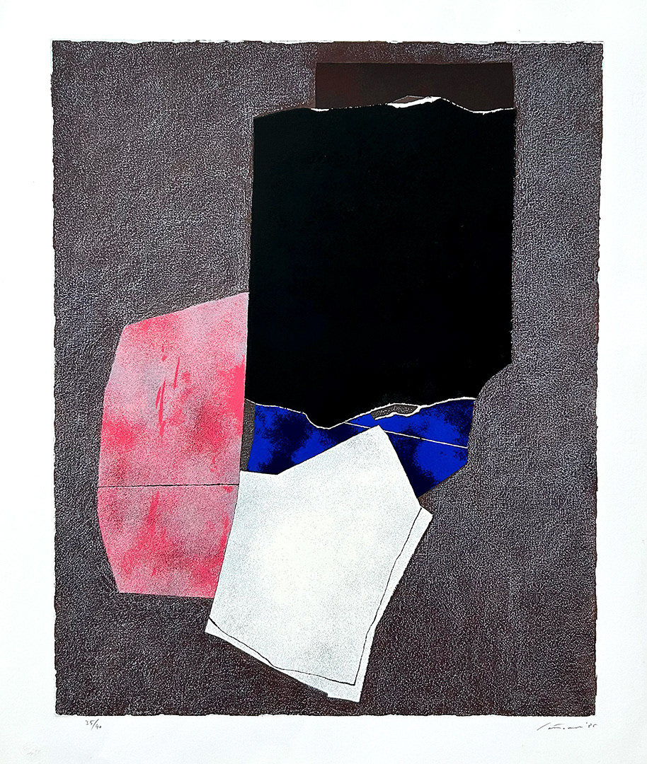 Giuseppe "Bepi" SANTOMASO, “Senza titolo", 1985 Lithography 34/90, 84x70cm