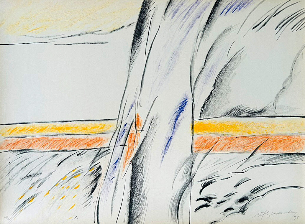 Albert Ràfols-Casamada, "RC-9", 1975, 76 x 56 cm, Technique: lithography