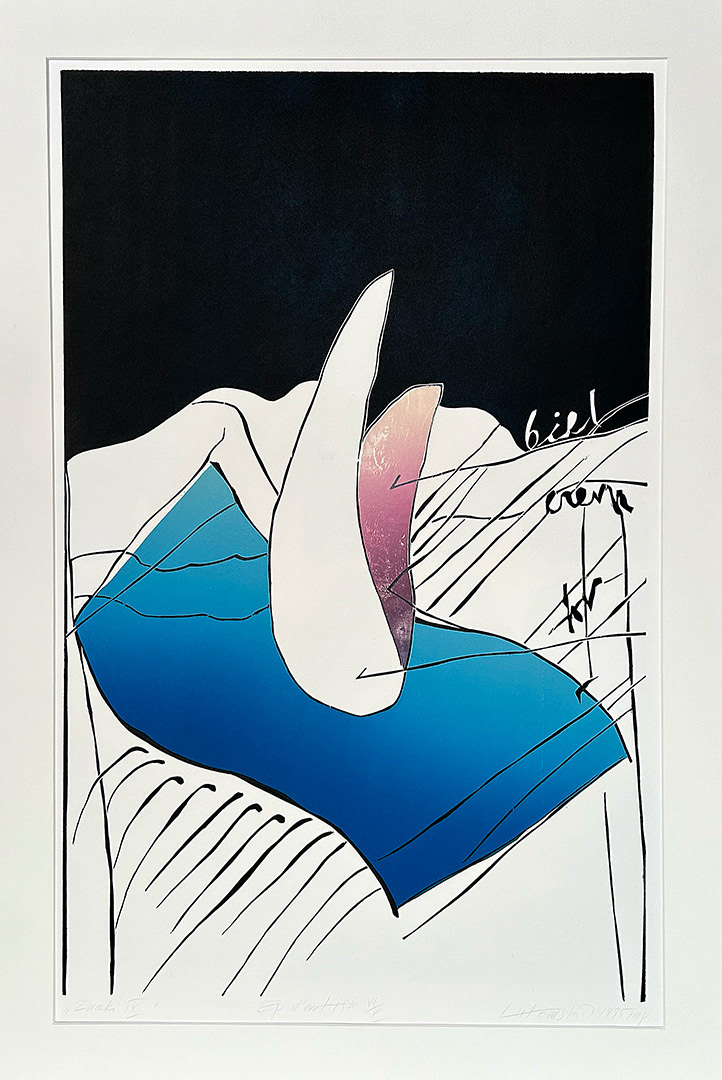Lutomski Zbigniew, "Znaki IX", Woodcut, 1995, E.A, 88 x 60 cm