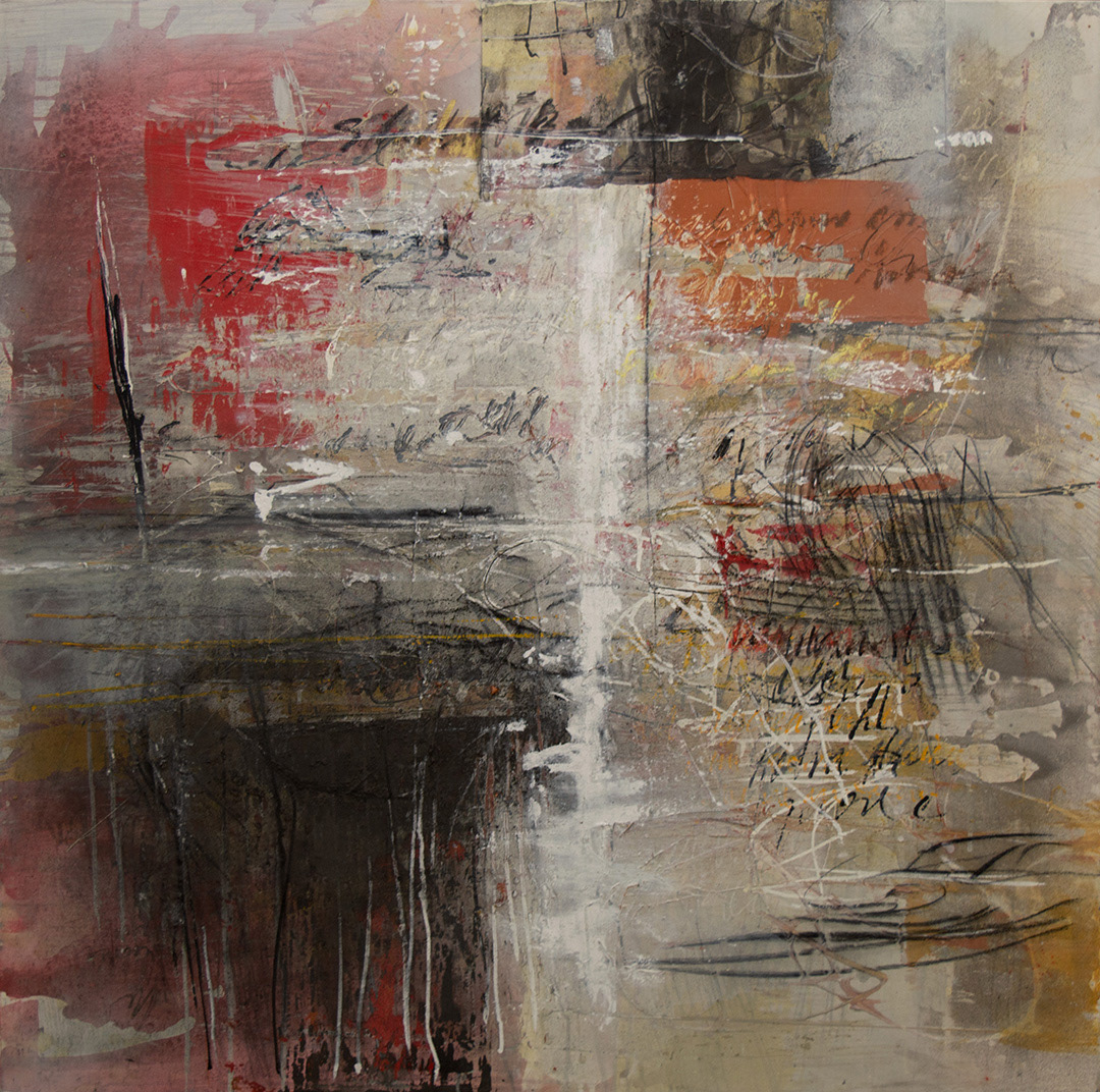 Víctor Ramírez, "Limites", 2019, 120 cm x 120 cm, Mixed Media on canvas