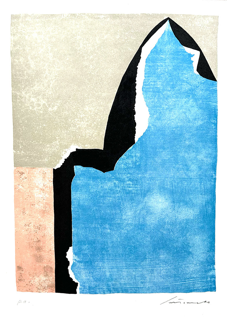 Giuseppe "Bepi" SANTOMASO, “Senza titulo", Lithography P.A, 38 x 28 cm