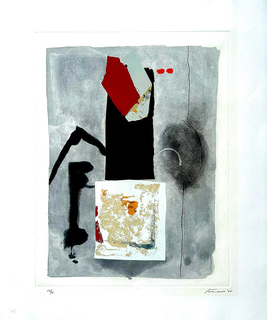 Giuseppe "Bepi" SANTOMASO, "SENZA TITOLO", Etching: 65/75, 85 x 69 cm