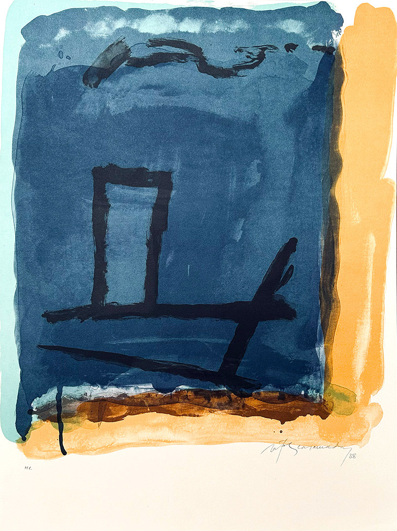 Albert Ràfols-Casamada, "Barcelona 88", 1988, 76 x 56 cm, Technique: lithography