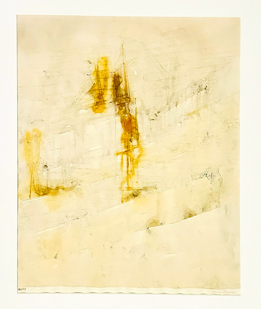 Jerzy Stajuda, "Aquarell 0503", 60 x 45 cm, 1970/73, watercolor
