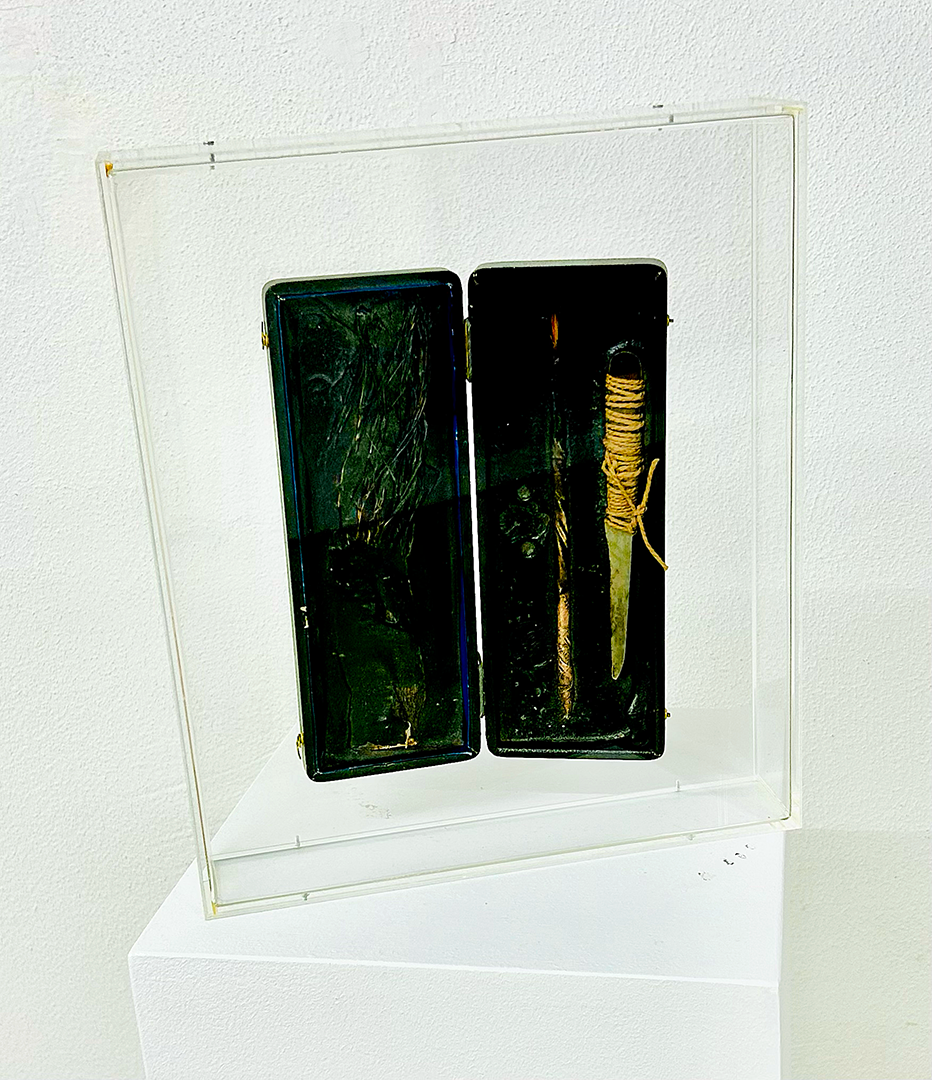 Raymond Waydelich, "Lydia Jacob Story", 1979, Object, 36 x 31 x 6 cm