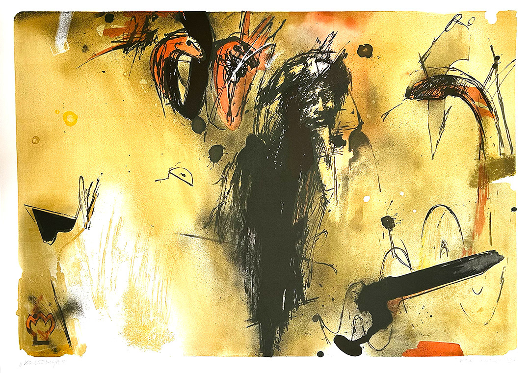 Jacek Zaborski, "Konstelacja", Lithography 18/25, 1998, 70 x 100 cm