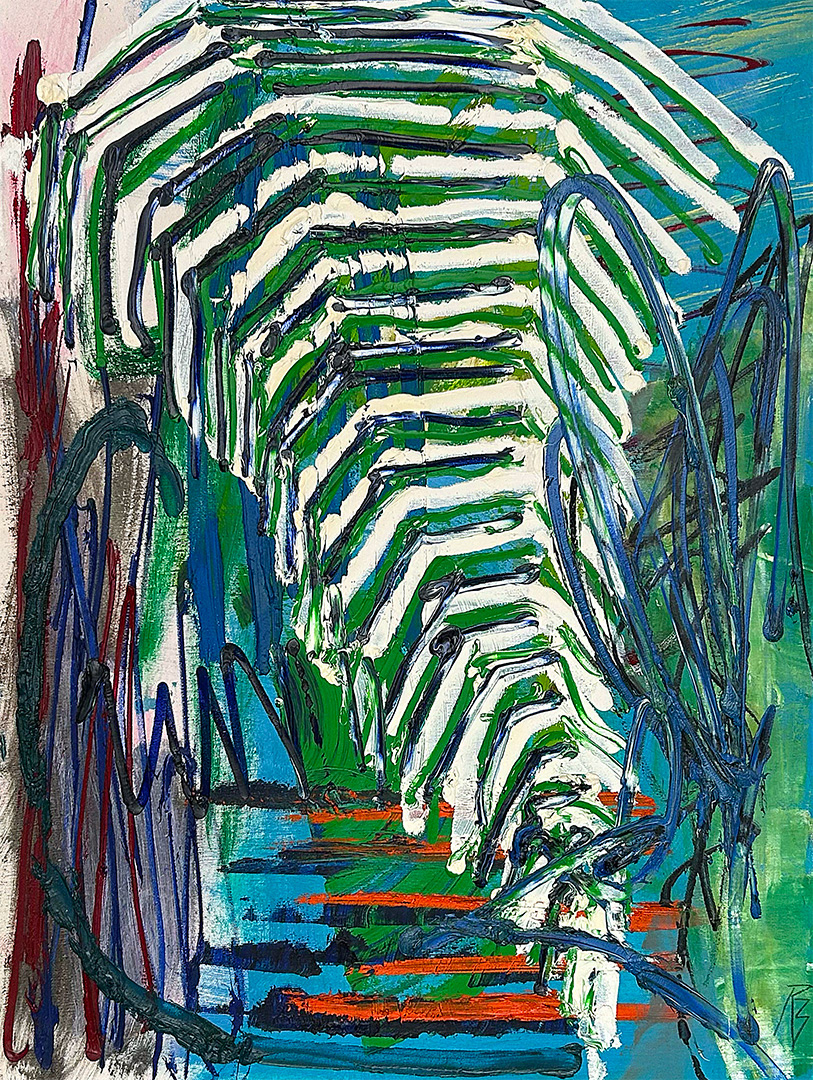 Reinhold Braun, "Reichstags Kuppel II", Oil on canvas, 1999, 80 x 60 cm