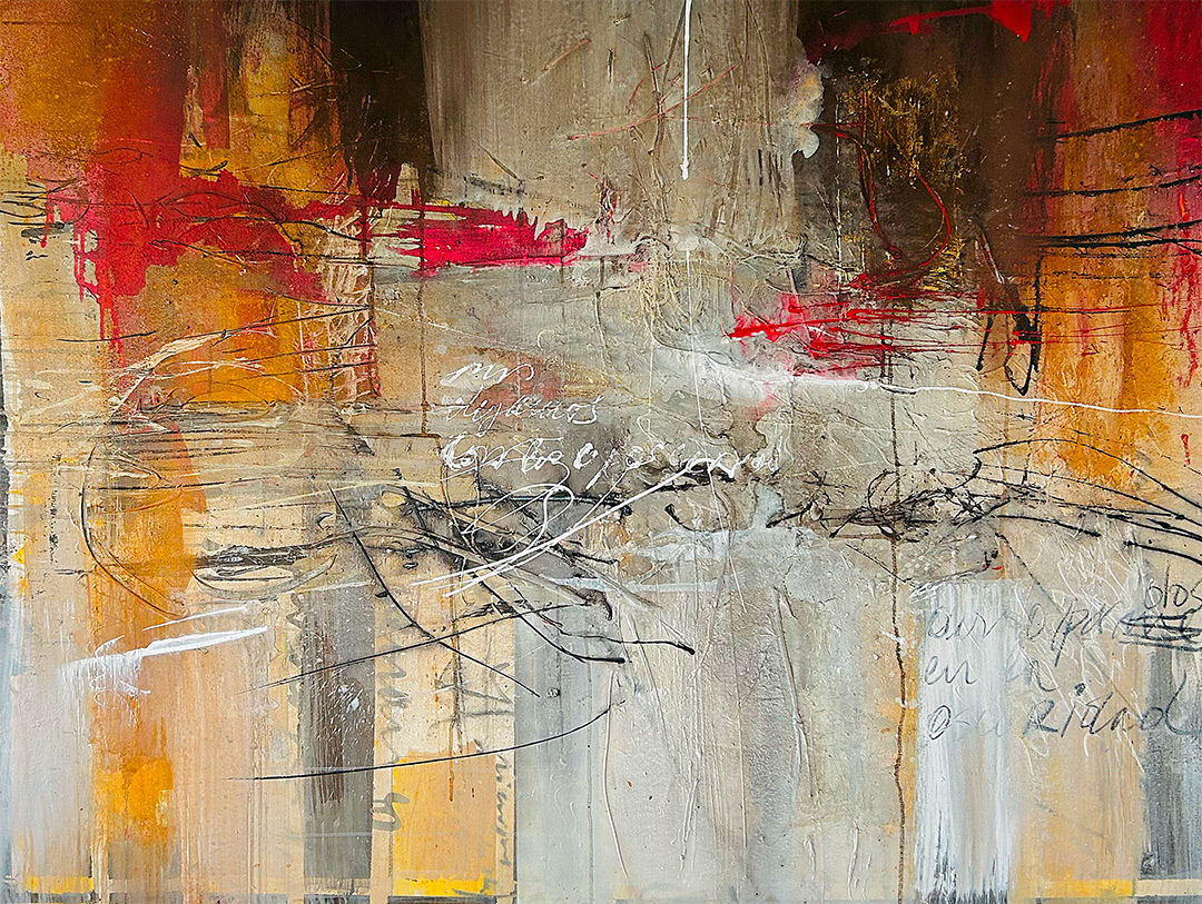 Víctor Ramírez, "Umbrales", 2015, Mixed media on canvas, 130 x 170 cm