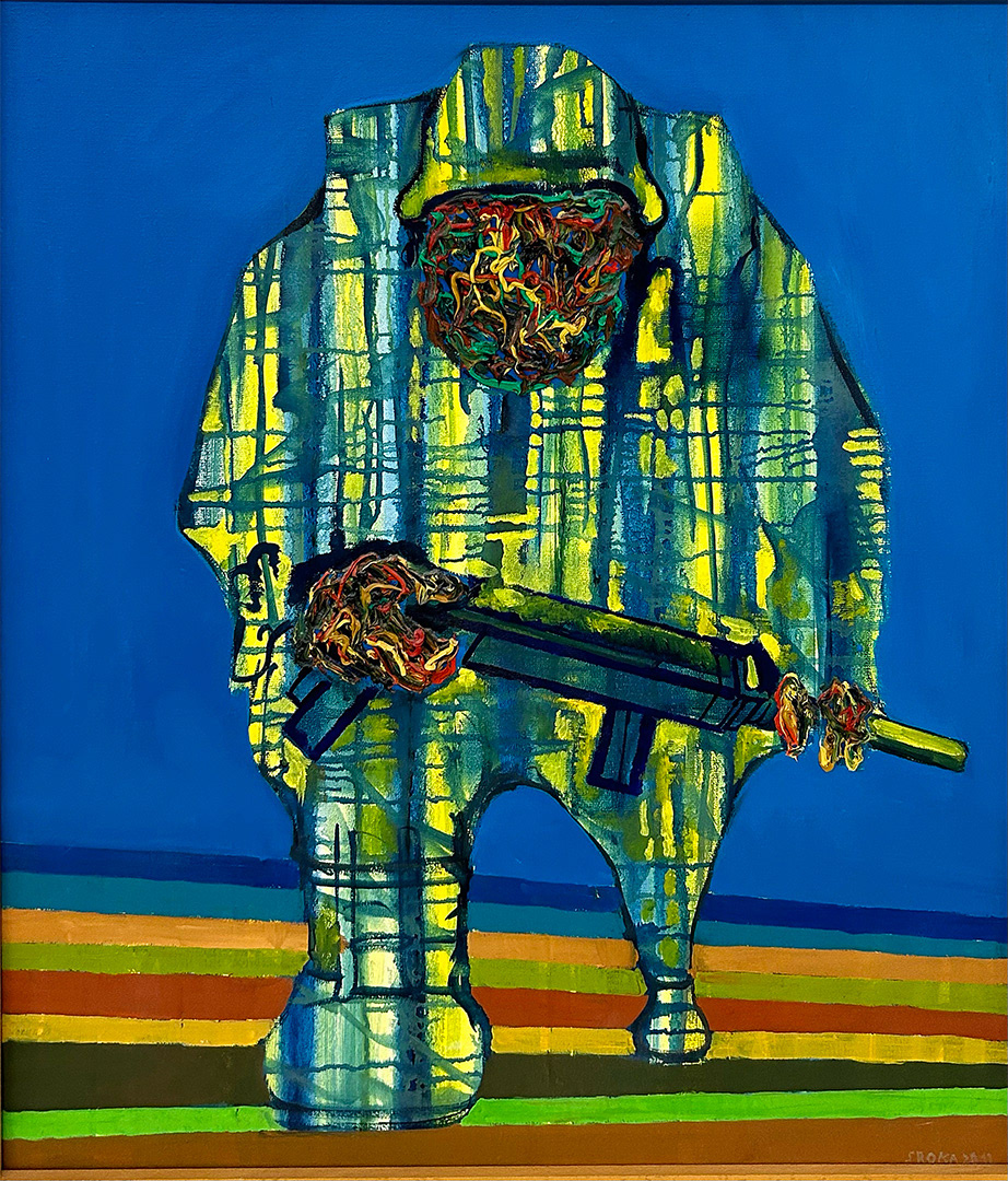 Jacek SROKA, "Van Gogh Militaire 2", 2012, 106 x 88cm