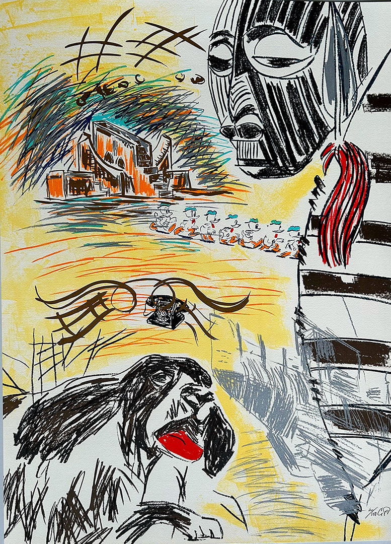 Carlos Pazos, "Chromo-2", 1984, Lithography