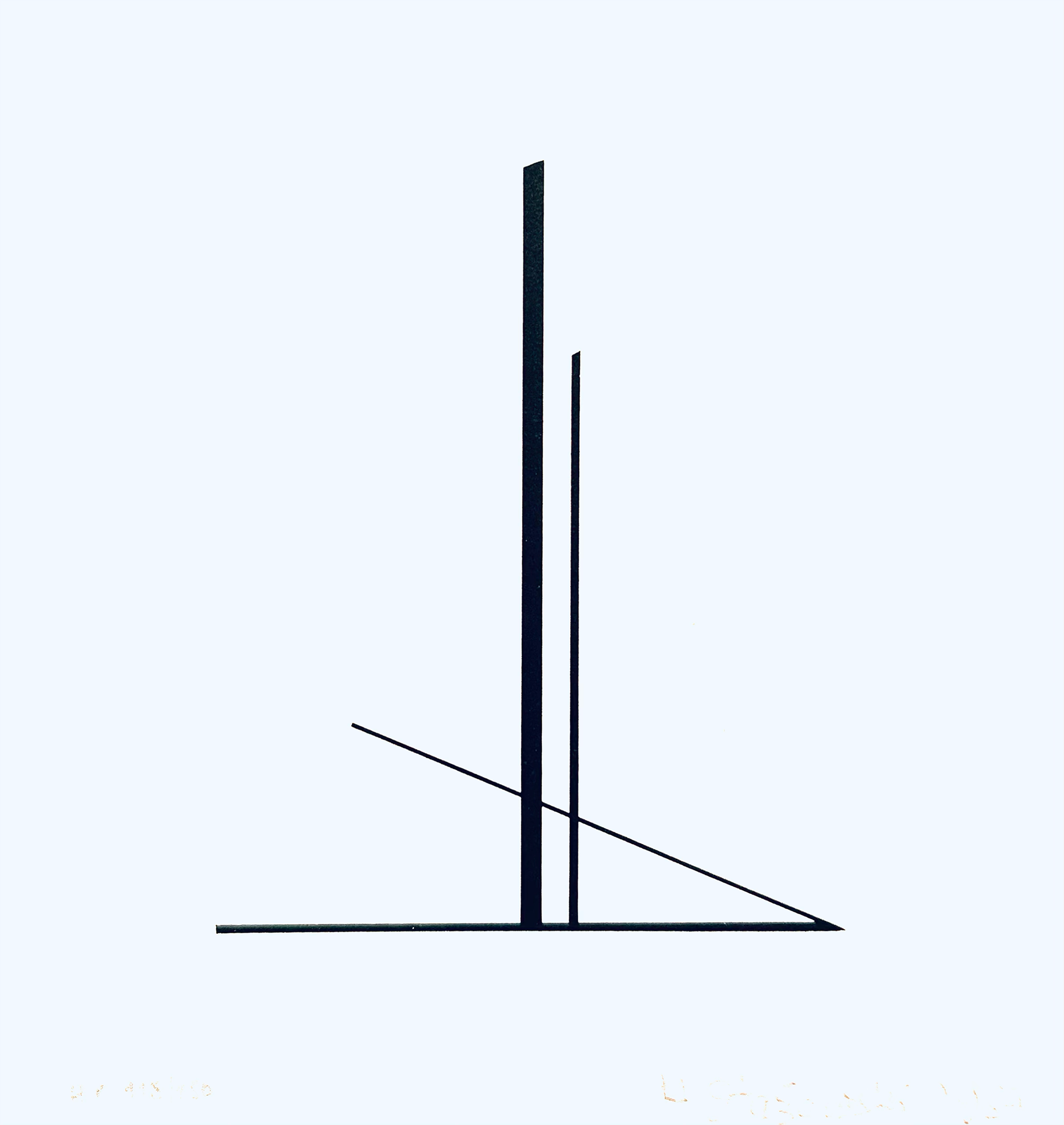 "Untitled I", 1984, Serigraphy, 15 x 14 cm