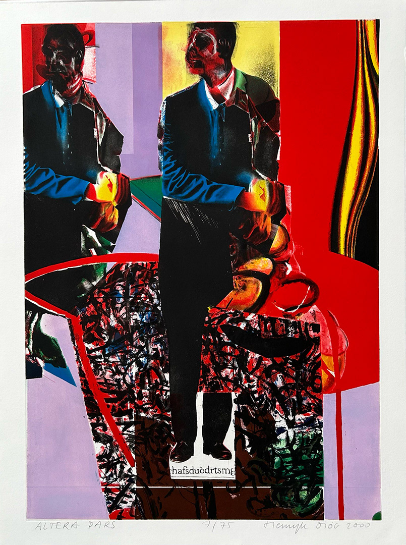 Henryk OŻÓG, “Atriad I”, 1998 76 x 57 cm Etching: 9/75