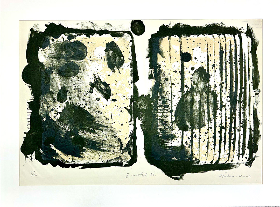 Włodzimierz KUNZ, “II-Motyl-1966-Lithography-5/20-50x70