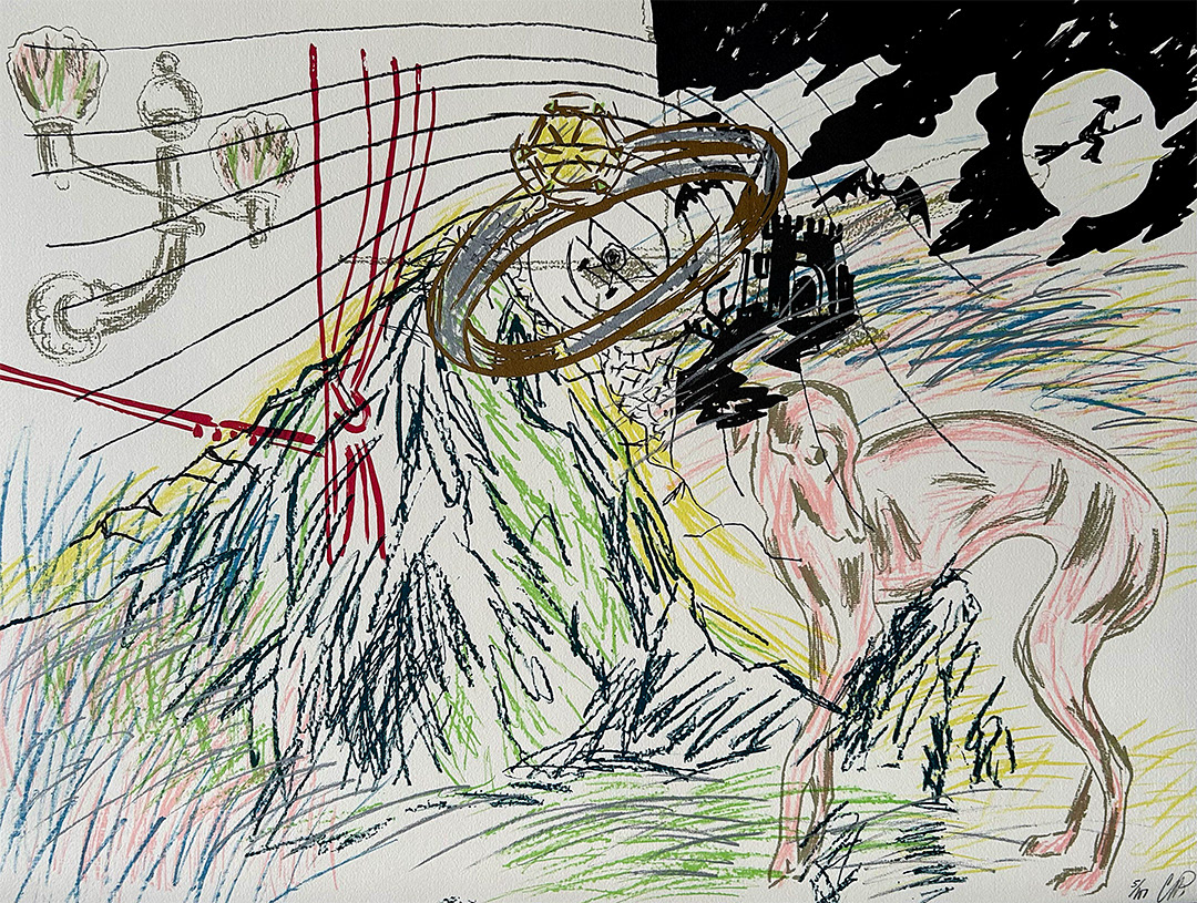 Carlos Pazos, "Chromo-6", 1984, Lithography