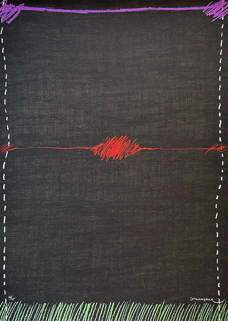 Enric Cormenzana, "Joc a Pel 4", 1978, Lithography, copies : 75, 76 x 56 cm